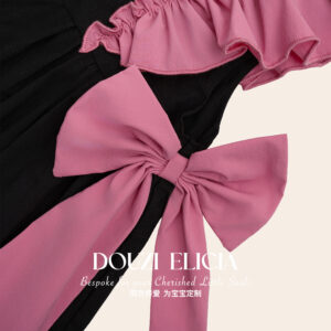 Two-Piece Set Black Pink