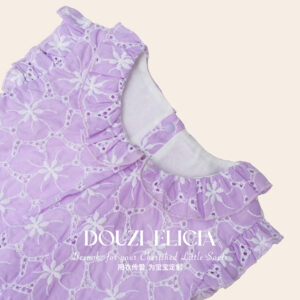 Blouse Purple Cutout