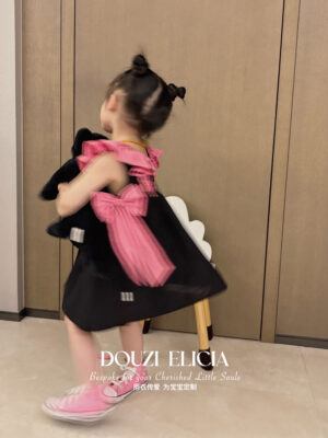 Two-Piece Set Black Pink
