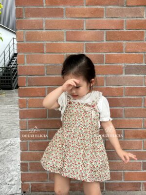 pinafore dress Clara’s Garden
