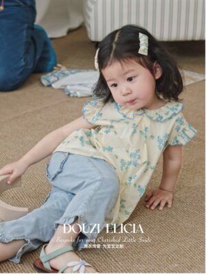 Petite Flutter Sleeve Cream Gardenia