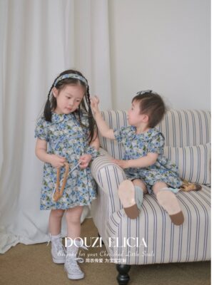 Two-Piece Set Mint Rose